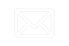 the same thicker no border padding white email icon on transparent background